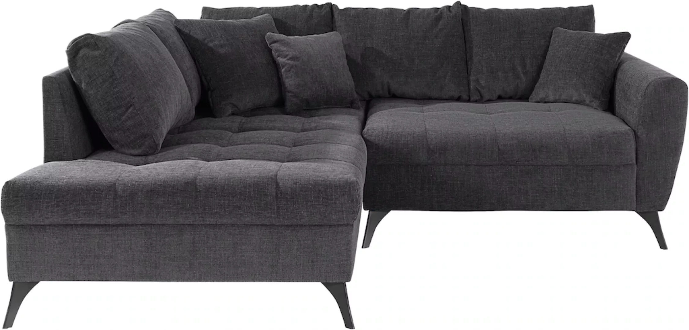 INOSIGN Ecksofa "Lörby L-Form", auch mit Aqua clean-Bezug, feine Steppung i günstig online kaufen