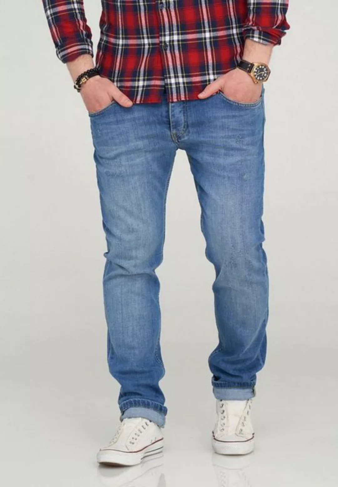 SOULSTAR Regular-fit-Jeans MADRID im Used-Wash-Stil günstig online kaufen