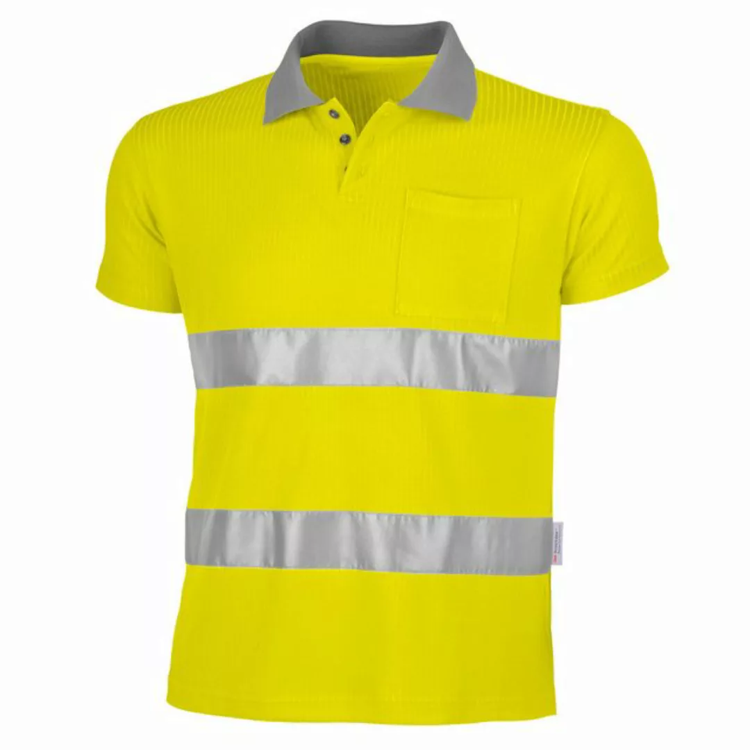 Qualitex Workwear Poloshirt Poloshirt "signal" warngelb, Gr. M günstig online kaufen