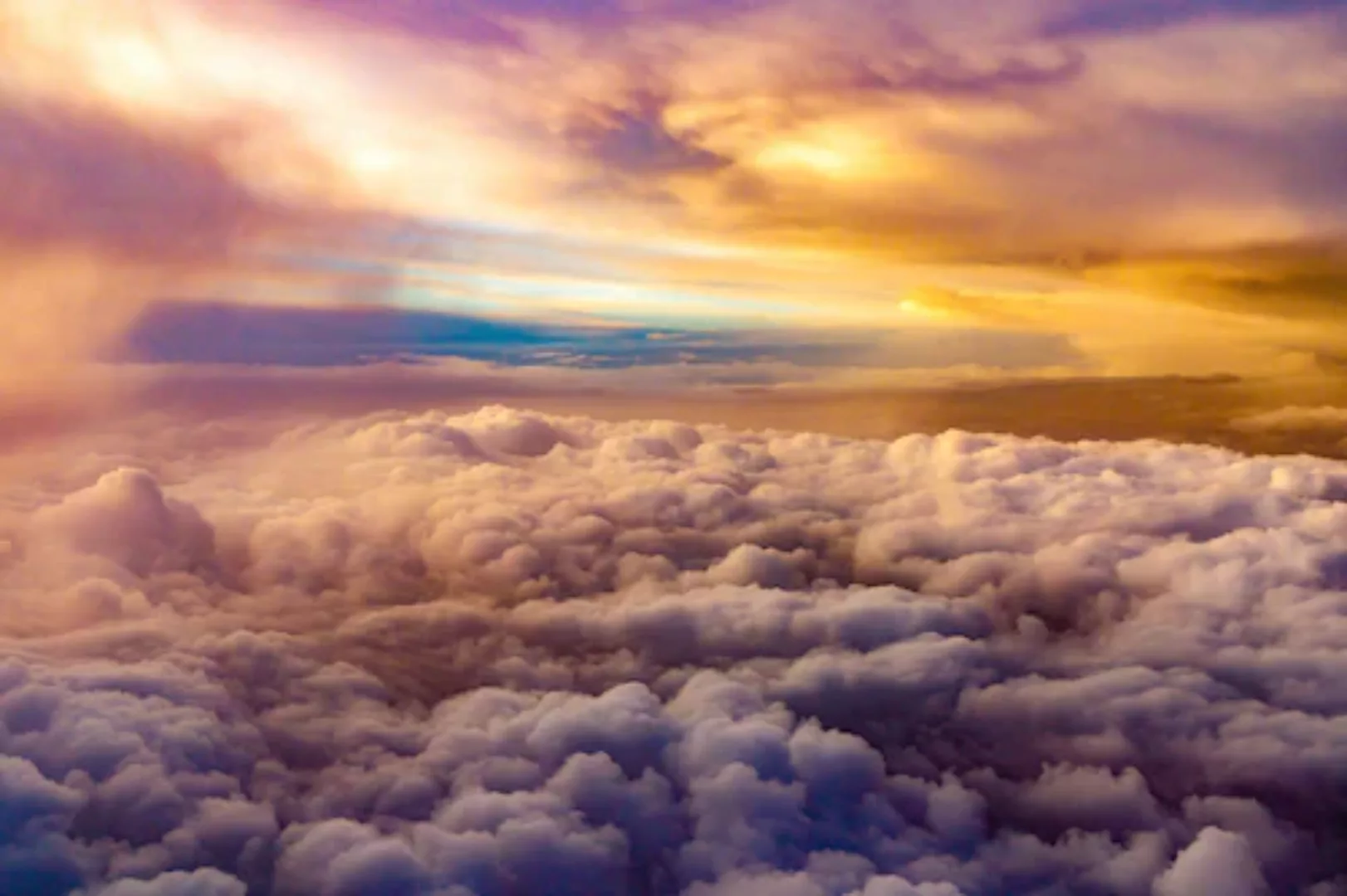 Papermoon Fototapete »Ansicht über Wolken« günstig online kaufen