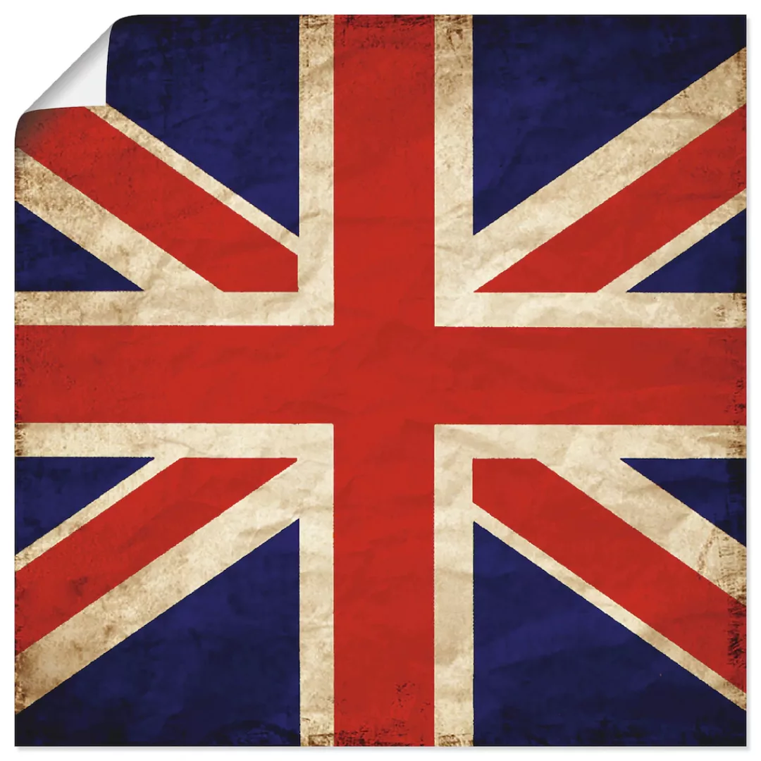 Artland Poster "Vereinigtes Königreich Flagge", Zeichen, (1 St.), als Alubi günstig online kaufen