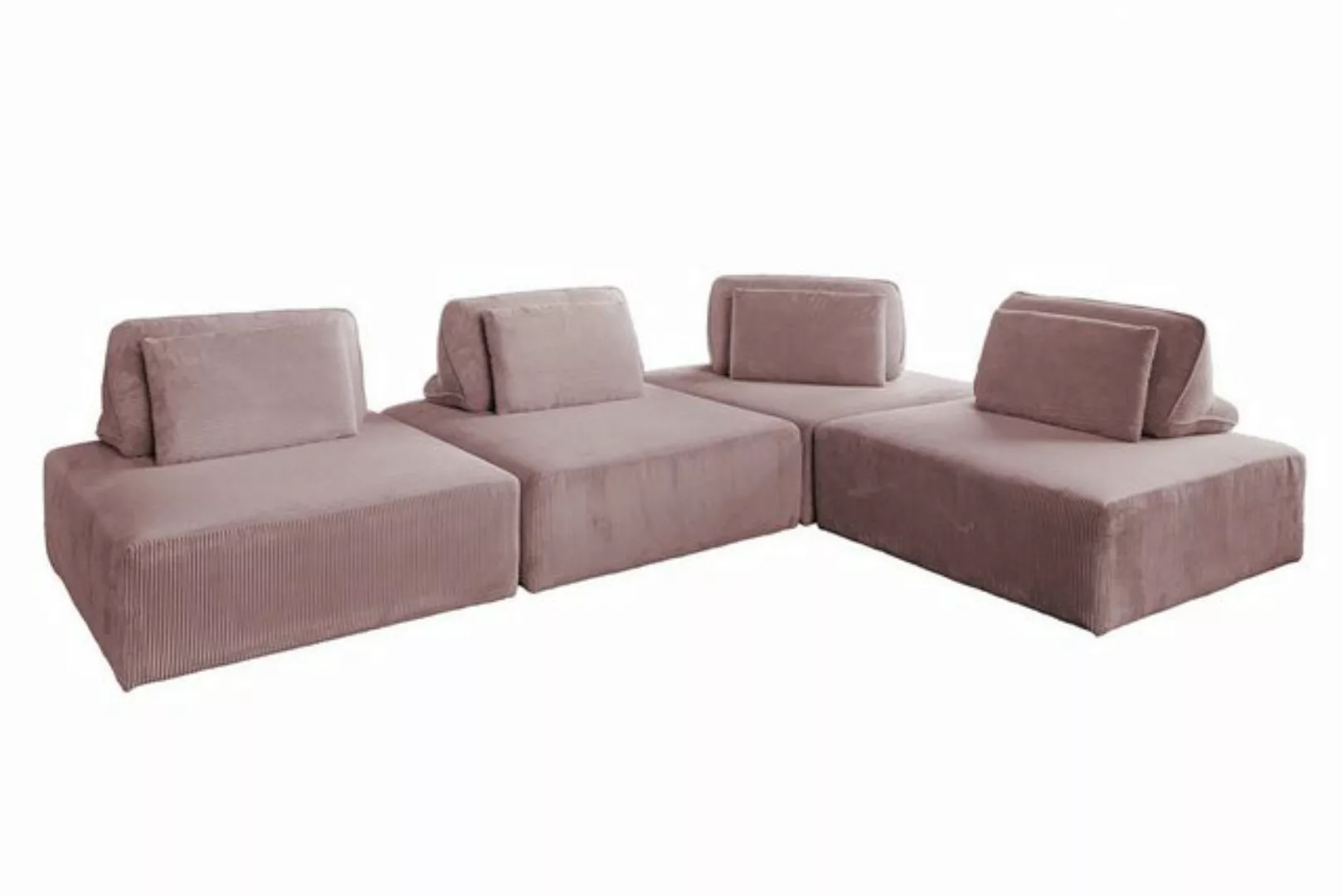 KAWOLA Sofa, Modulsofa Cord, versch. Ausführungen und versch. Farben günstig online kaufen