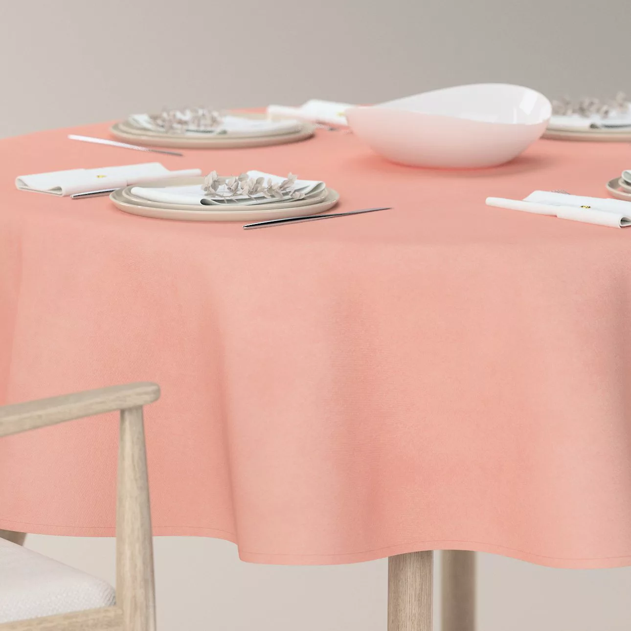 Runde Tischdecke, rosa, Crema (177-77) günstig online kaufen