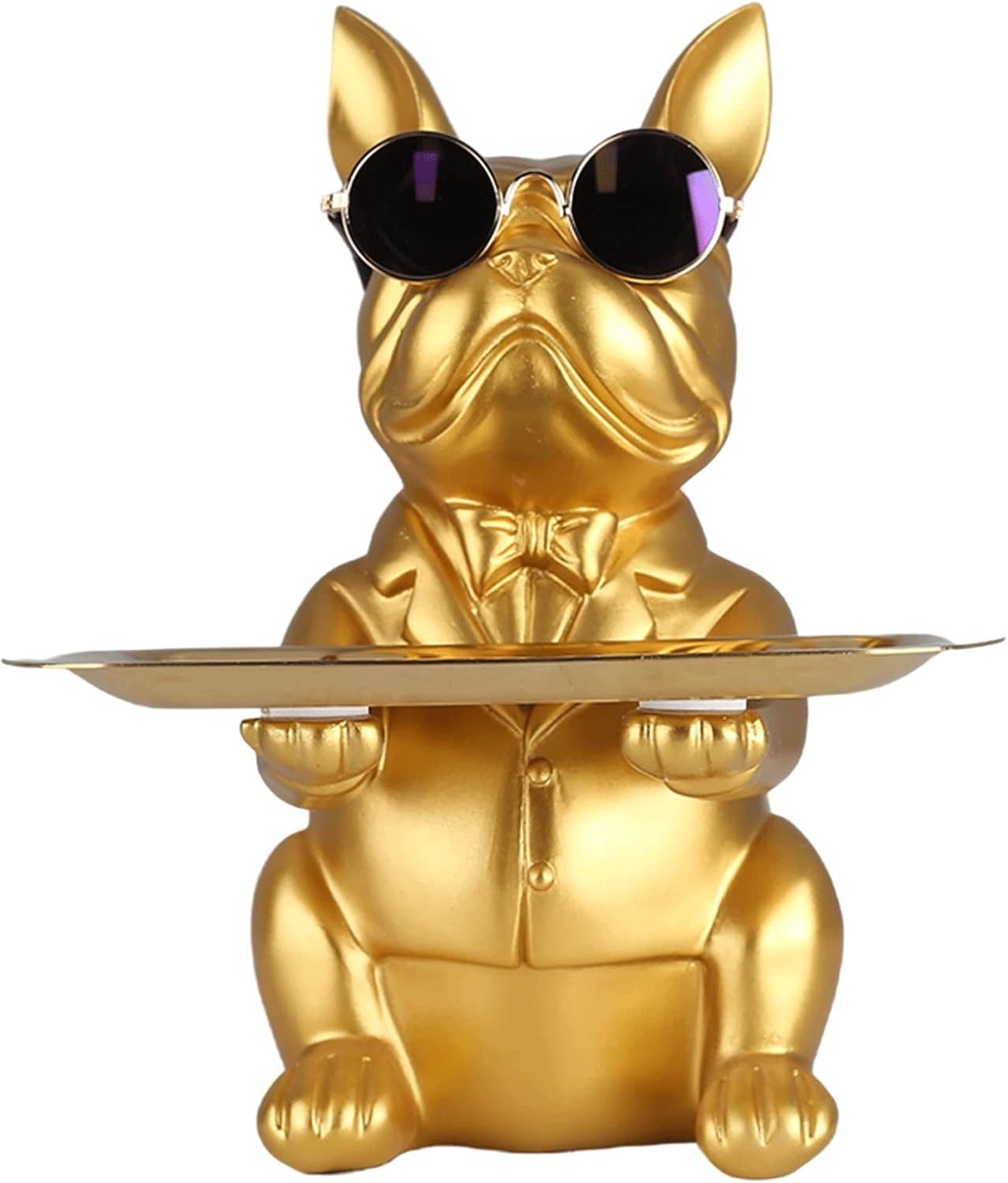 Coonoor Dekoschale Bulldogge Deko Skulpturen, Schlüsselbrett günstig online kaufen