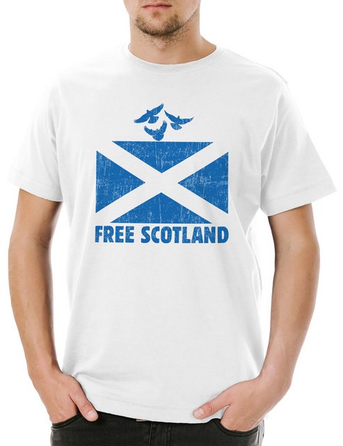 Urban Backwoods Print-Shirt Free Scotland Herren T-Shirt Battle Schlacht Ba günstig online kaufen