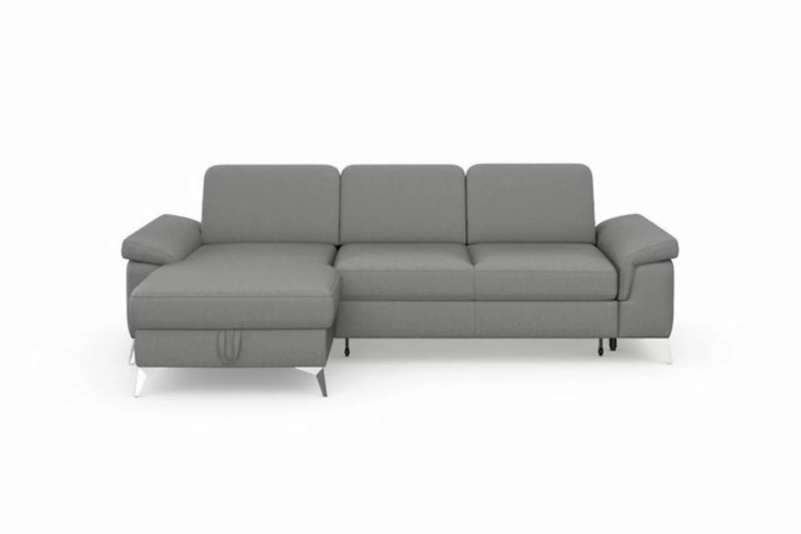 sit&more Ecksofa Padua L-Form, inklusive Sitztiefenverstellung, Armteilfunk günstig online kaufen