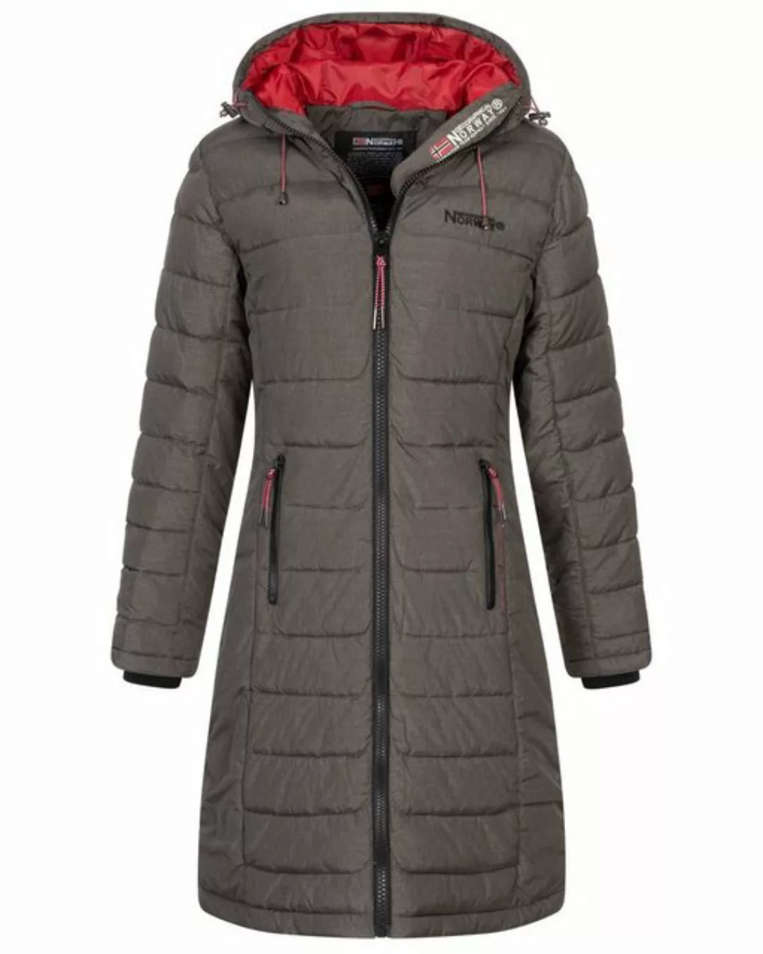 Geographical Norway Steppmantel Damen Winter Jacke Stepp Mantel Lange Stepp günstig online kaufen