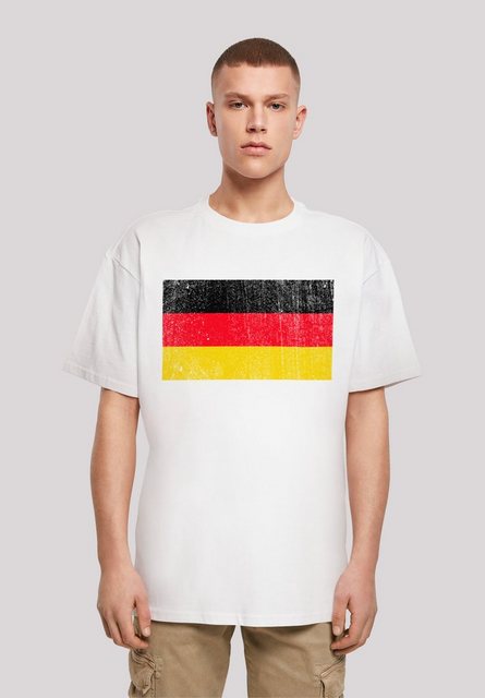 F4NT4STIC T-Shirt "Germany Deutschland Flagge distressed", Print günstig online kaufen