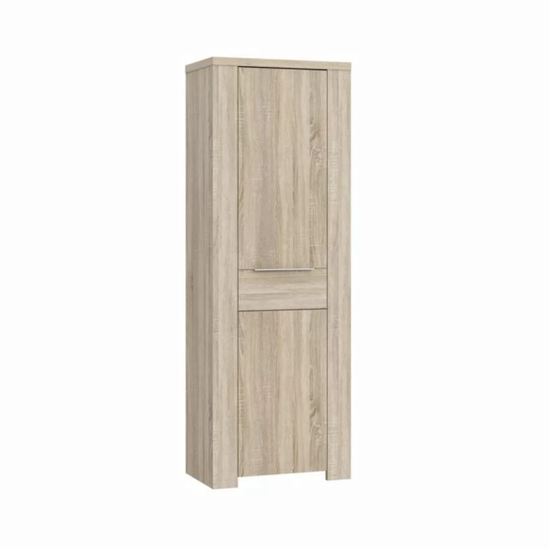 FORTE Garderobenschrank in Sonoma Eiche - 69,4x198,7x42cm (BxHxT) günstig online kaufen