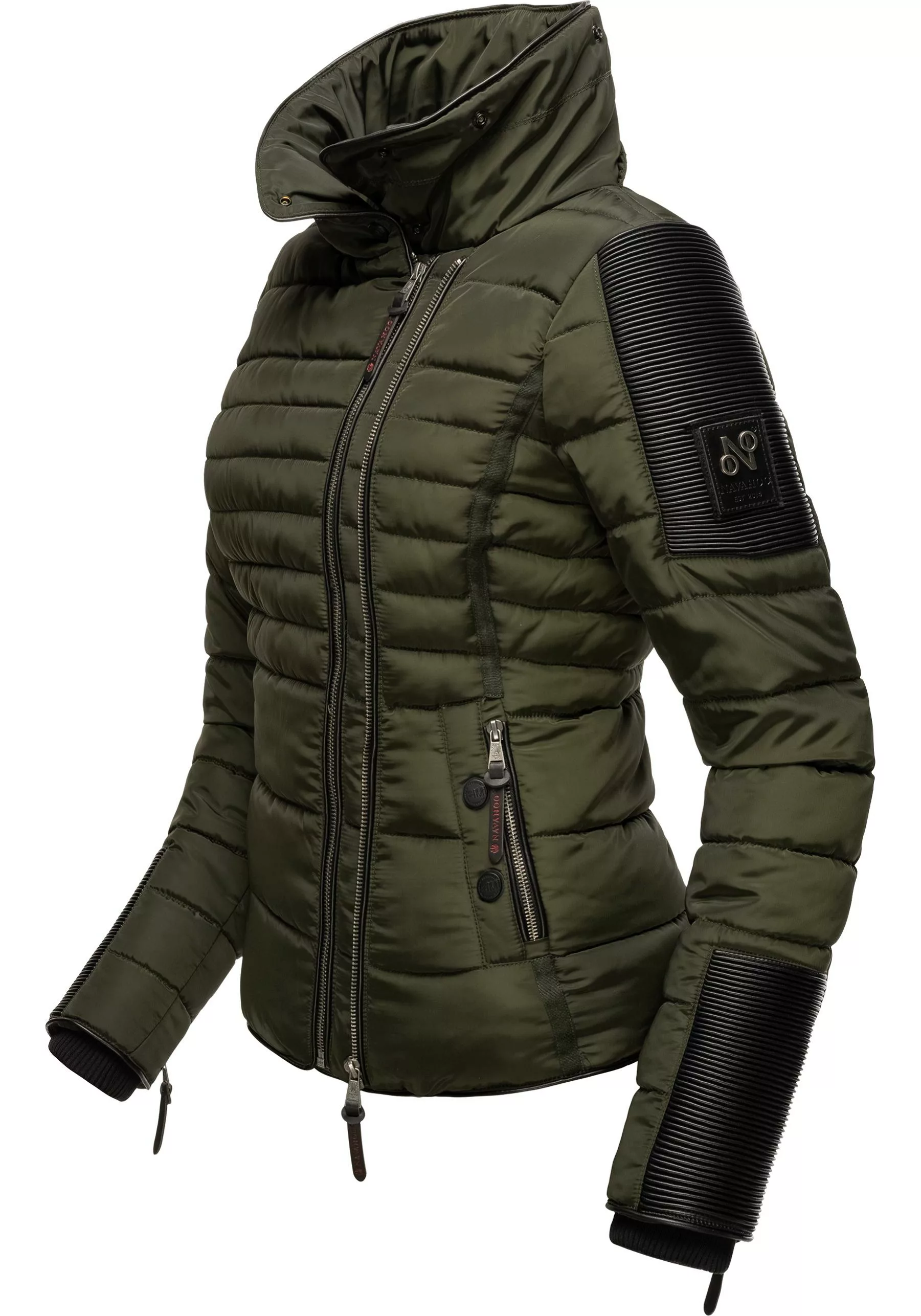 Navahoo Steppjacke "Yuki2", ohne Kapuze, stylische Winterjacke mit edlem Ku günstig online kaufen