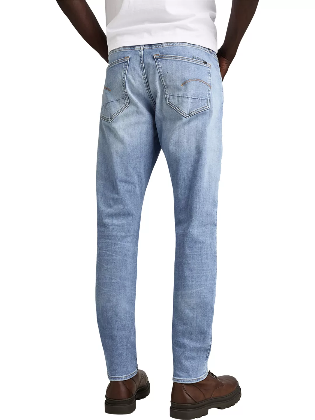 G-Star Herren Jeans 3301 Slim Fit - Blau - Vintage Medium Aged günstig online kaufen