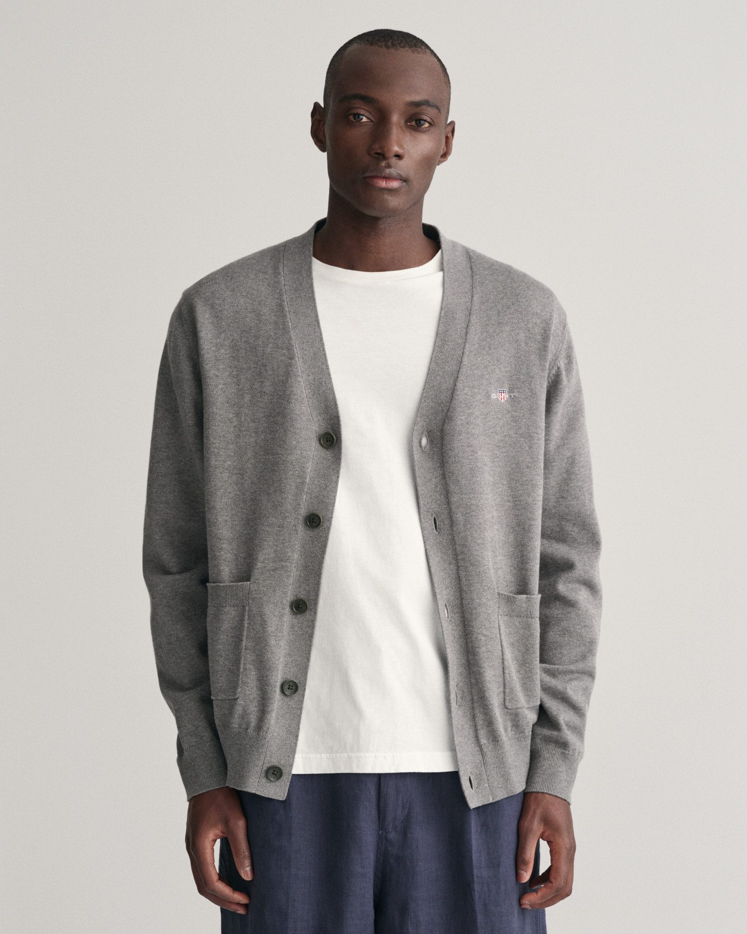 Gant Strickjacke CLASSIC COTTON V-CARDIGAN Grafische günstig online kaufen
