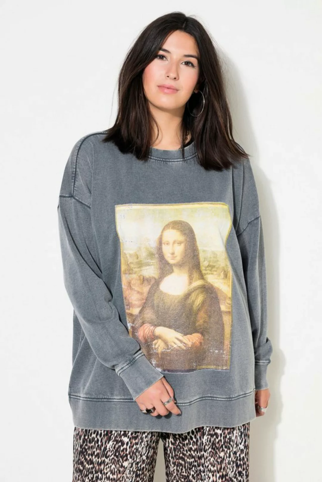 Studio Untold Sweatshirt Sweatshirt oversized Art-Print Vintage Look günstig online kaufen