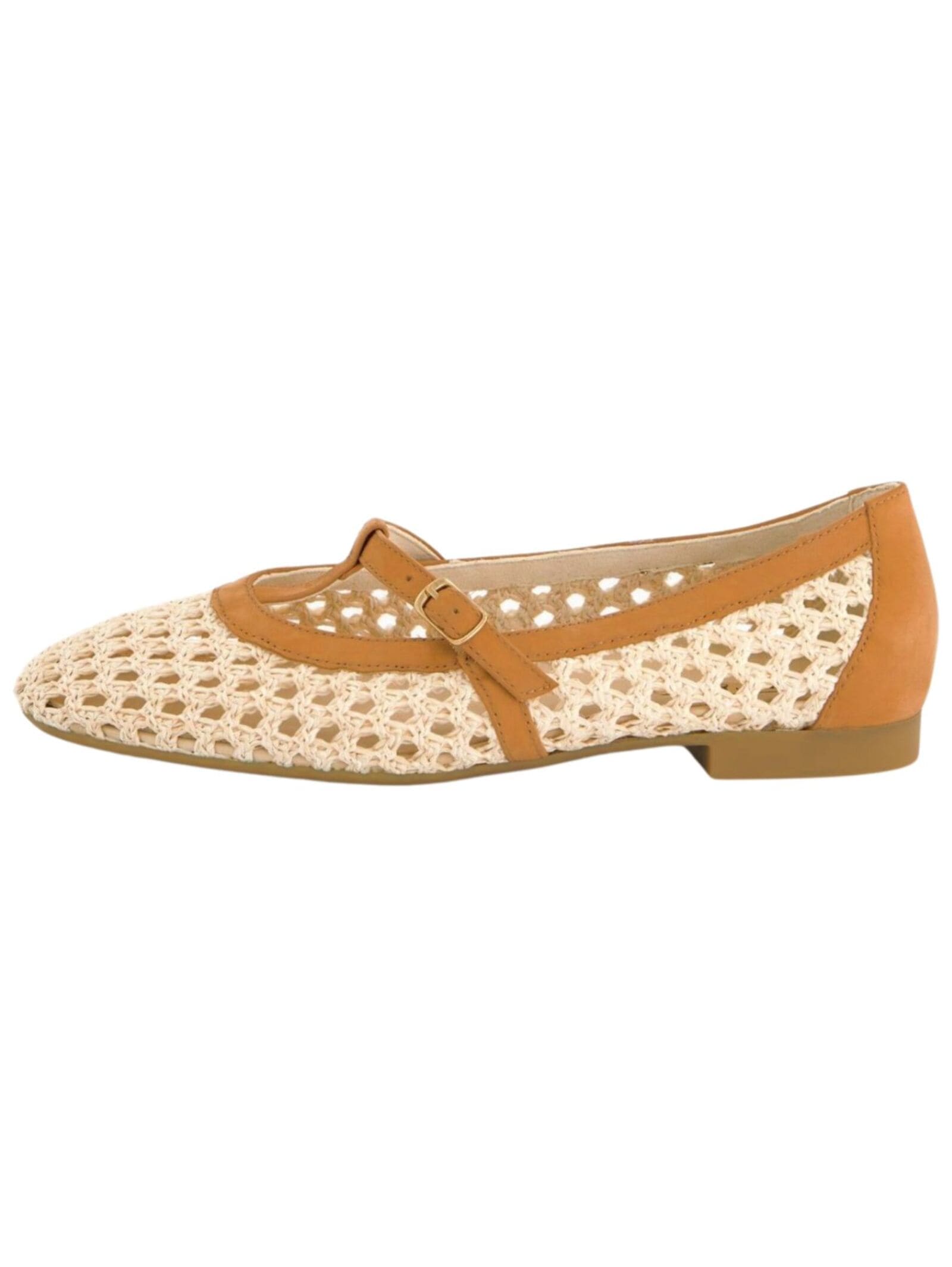 Paul Green Riemchenballerina "Paul Green Ballerinas Nubukleder/Textil" günstig online kaufen