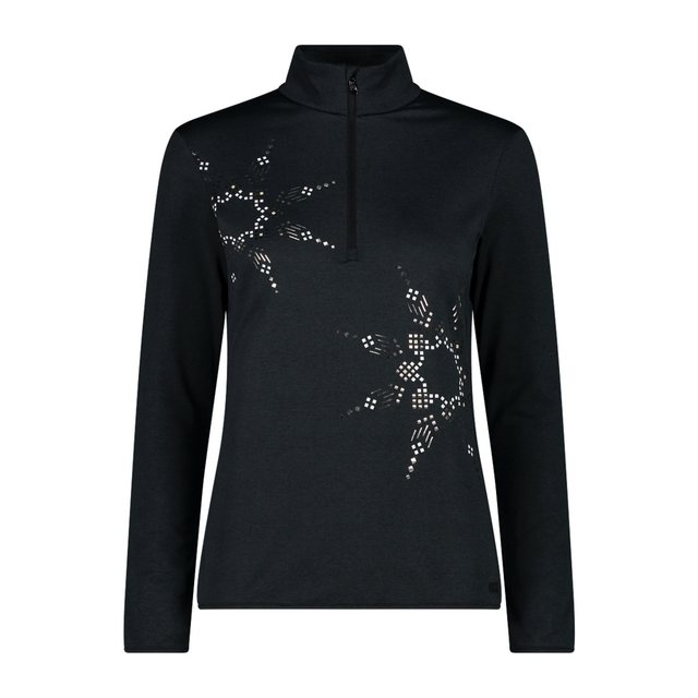 CMP Rollkragenpullover Shirt Damen RV black melange günstig online kaufen