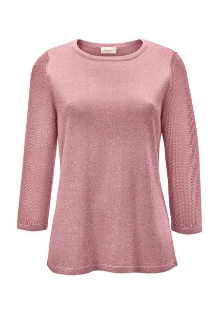 GOLDNER 3/4 Arm-Pullover Pullover mit Glanzgarn günstig online kaufen