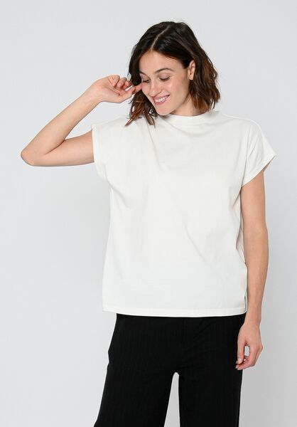 Damen Boxy T-shirt Aus Biobaumwolle günstig online kaufen