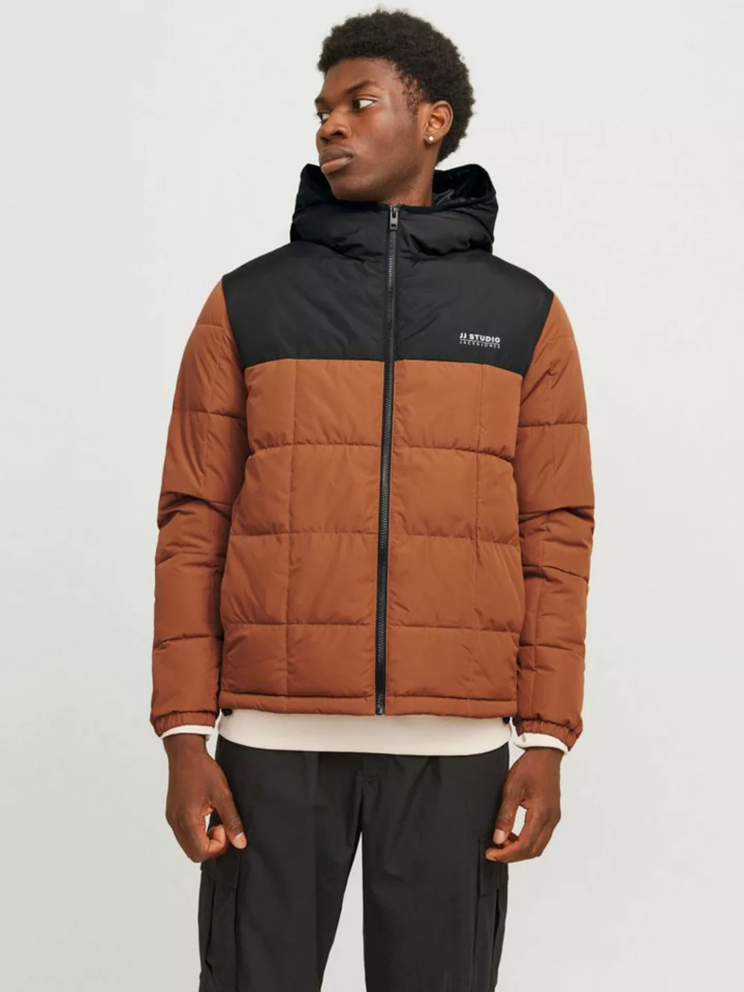 Jack & Jones Steppjacke JJBEN SQUARE HOOD JACKET günstig online kaufen