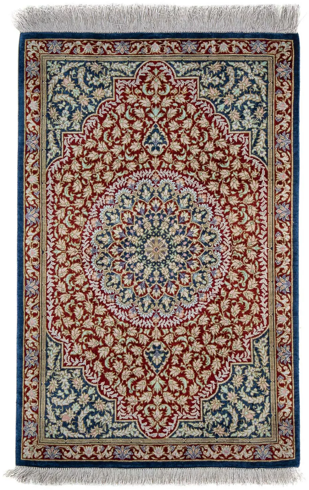 morgenland Orientteppich »Perser - Ghom - 83 x 53 cm - dunkelblau«, rechtec günstig online kaufen