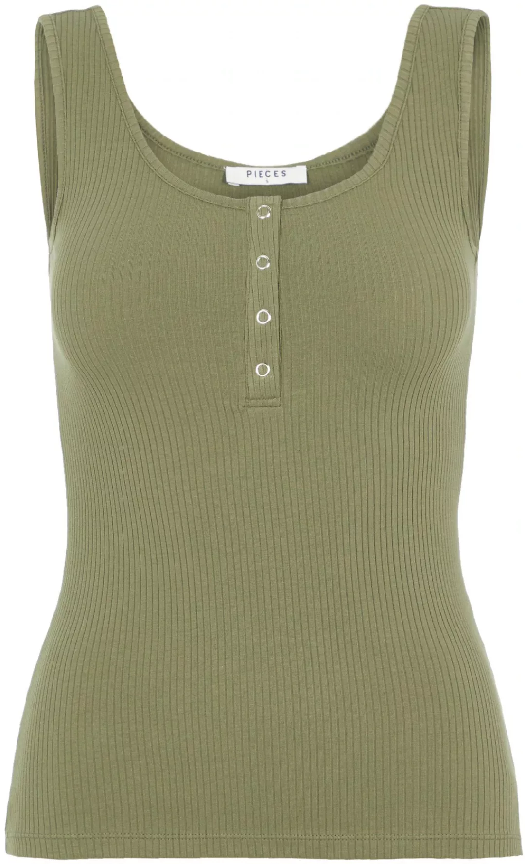 Pieces Kitte Ärmelloses T-shirt XL Deep Lichen Green günstig online kaufen