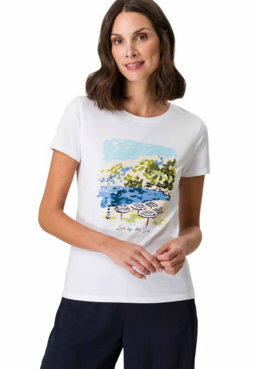 Zero T-Shirt mit Motivprint (1-tlg) Plain/ohne Details günstig online kaufen