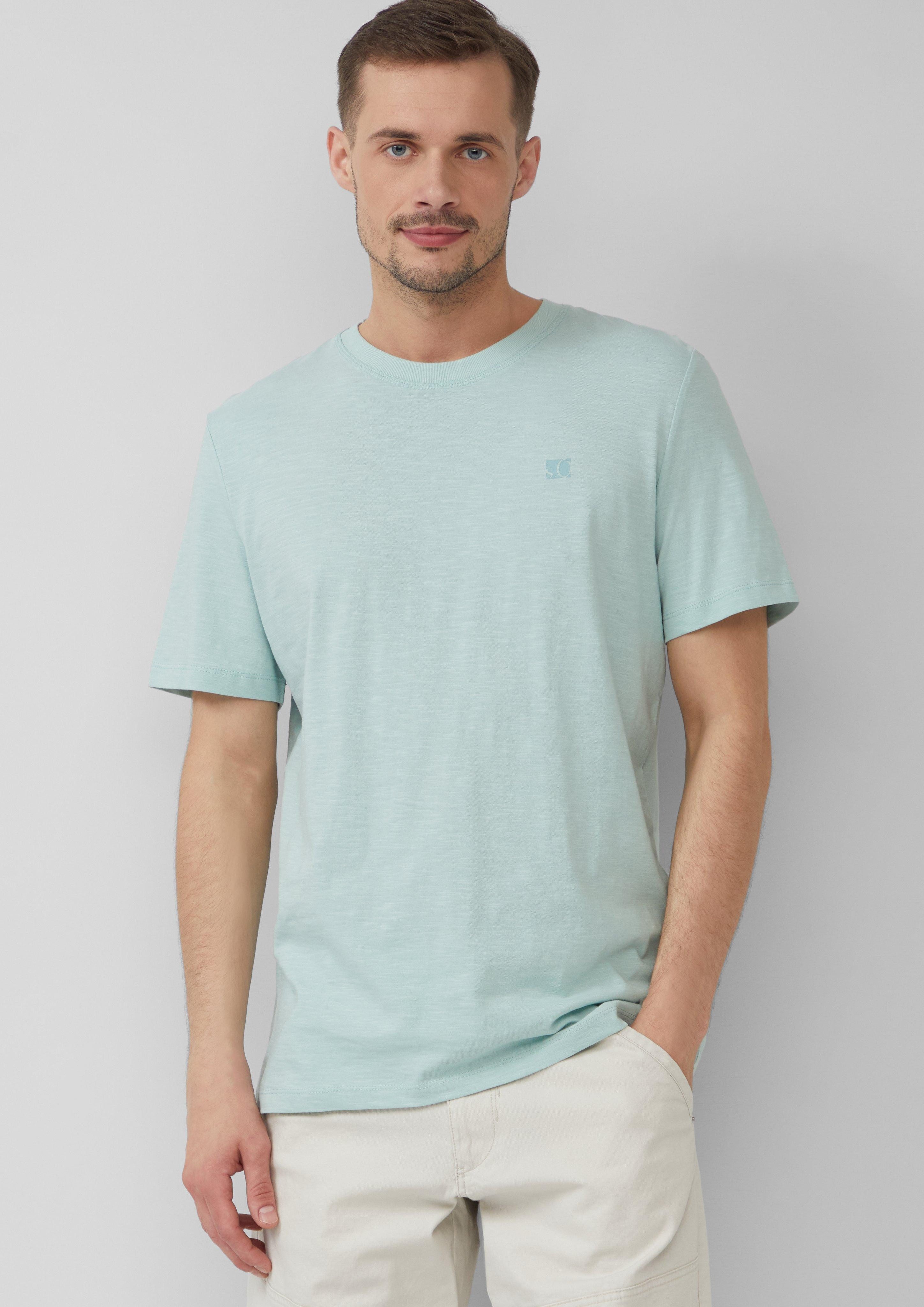 s.Oliver Kurzarmshirt Luftiges T-Shirt mit V-Ausschnitt günstig online kaufen