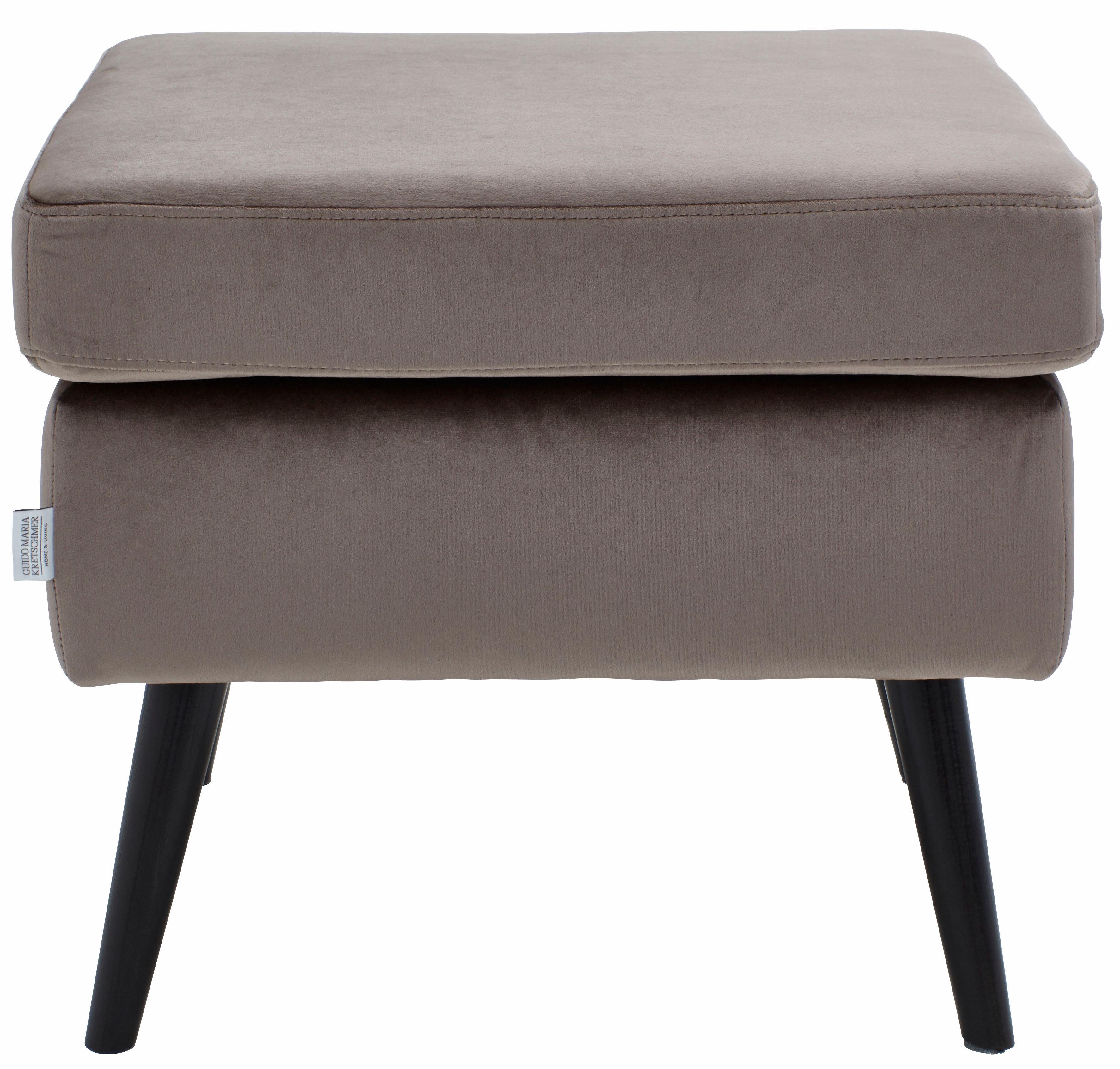 Home affaire Hocker "Salla", Bezug auch in Luxus-Microfaser in Teddyfellopt günstig online kaufen