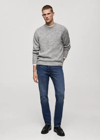 Slim Fit-Jeans Jan im Used-Look mit dunkler Waschung günstig online kaufen