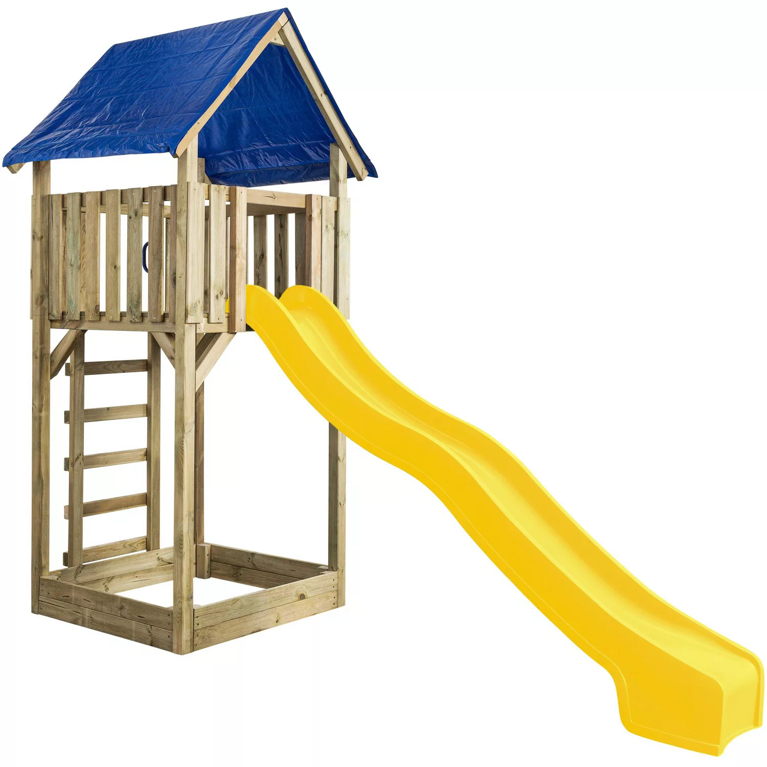 SwingKing Spielturm Lisa mit Rutsche Gelb 121 cm x 350 cm x 297 cm günstig online kaufen
