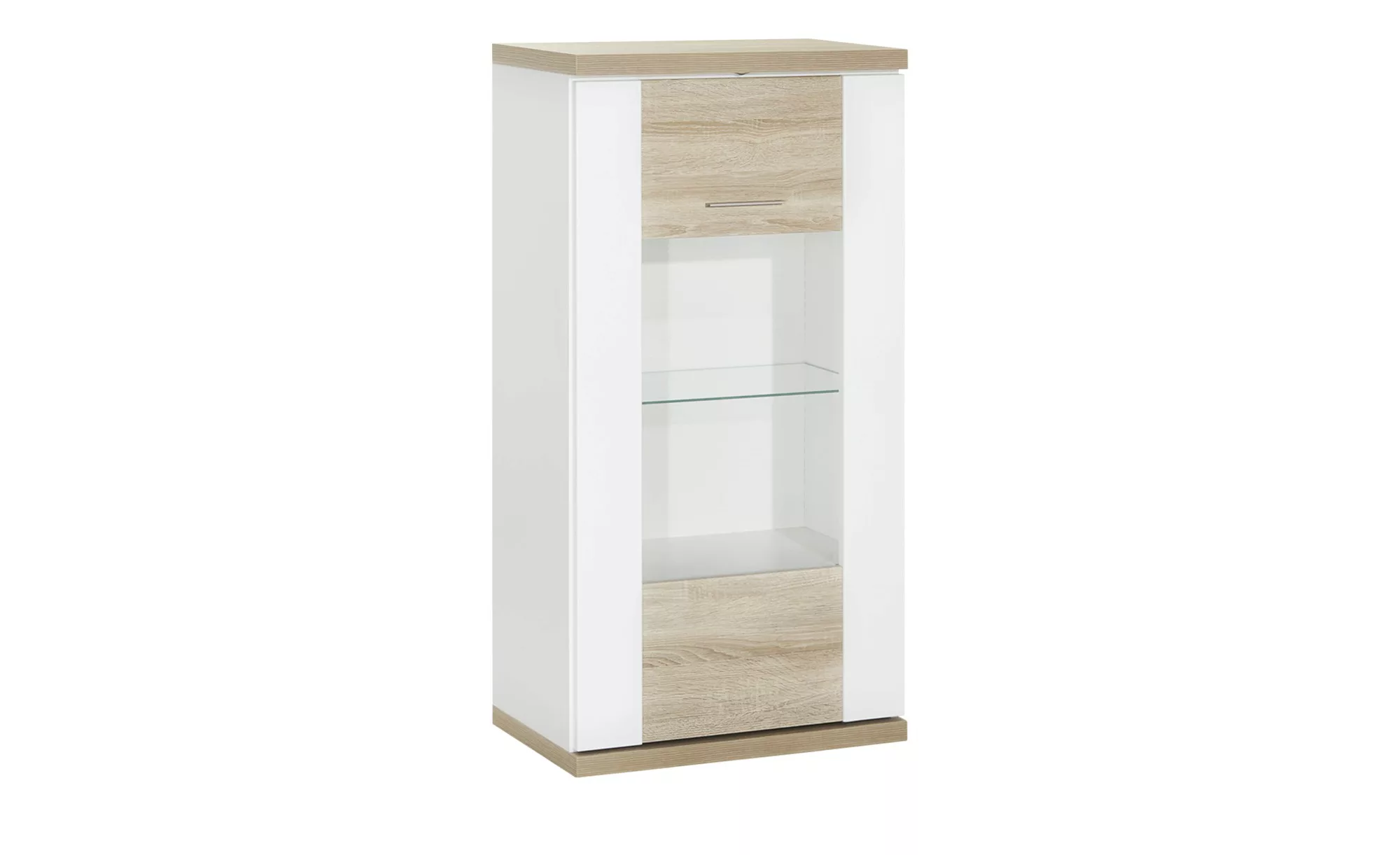 uno Vitrine   Titan ¦ holzfarben ¦ Maße (cm): B: 66 H: 131 T: 42 Schränke > günstig online kaufen