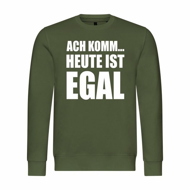 deinshirt Rundhalspullover Herren Sweatshirt Ach komm Heute ist egal Mit Pr günstig online kaufen