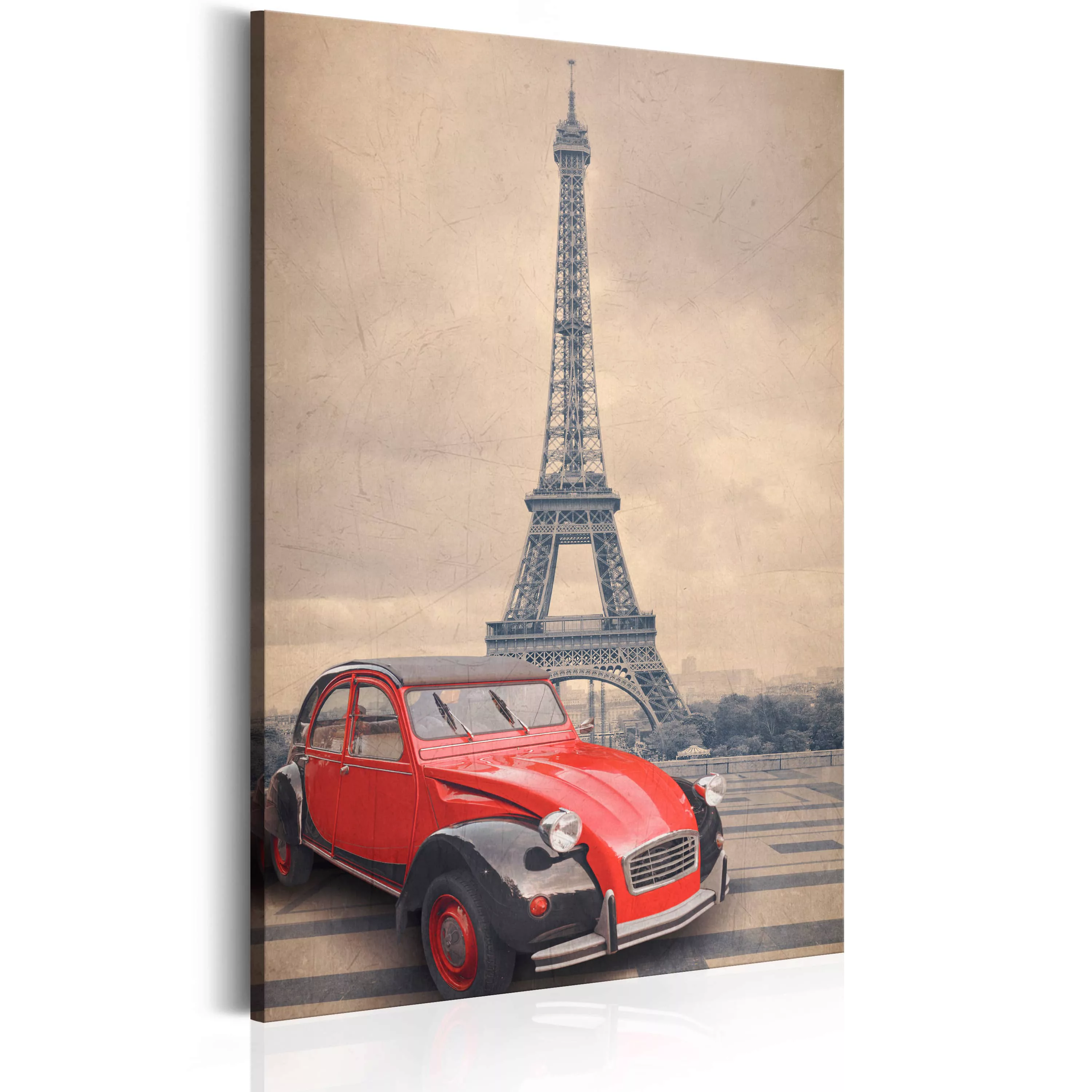 Wandbild - Retro Paris günstig online kaufen