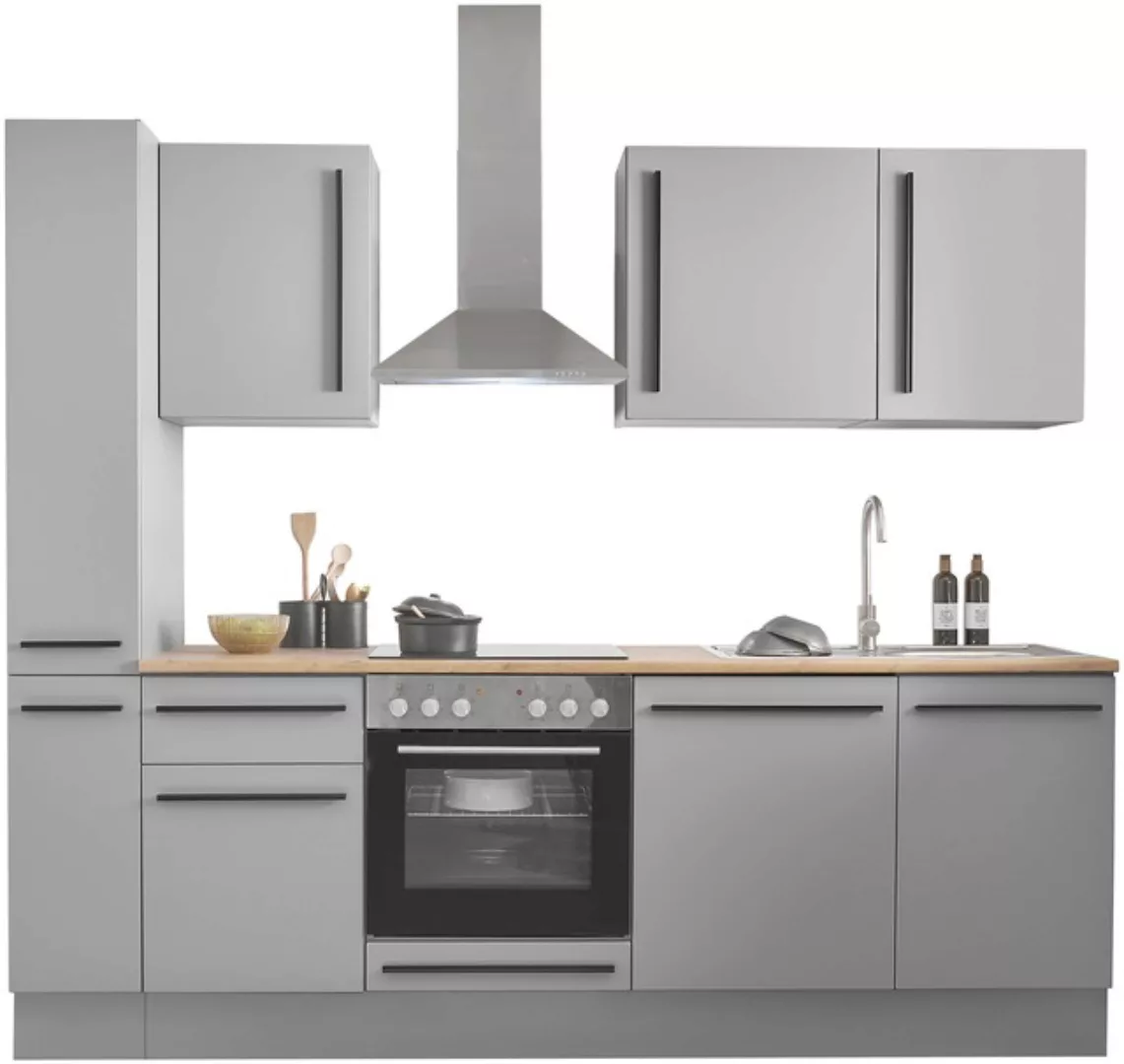 BASIC by Balculina Winkelküche »Denver, Küche BxHxT 250 x 211 x 60«, Breite günstig online kaufen