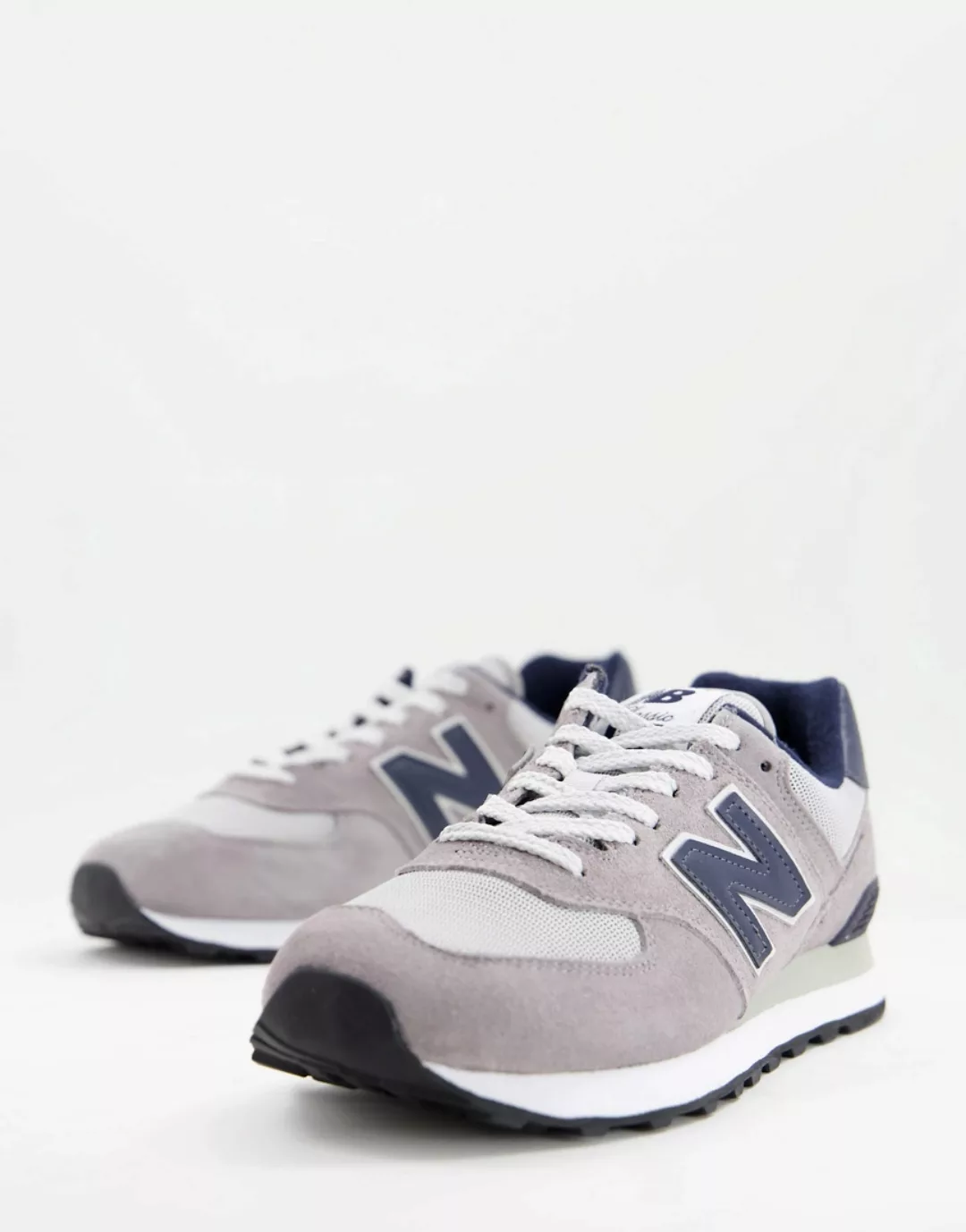 New Balance – 574 – Sneaker in Grau und Marine günstig online kaufen