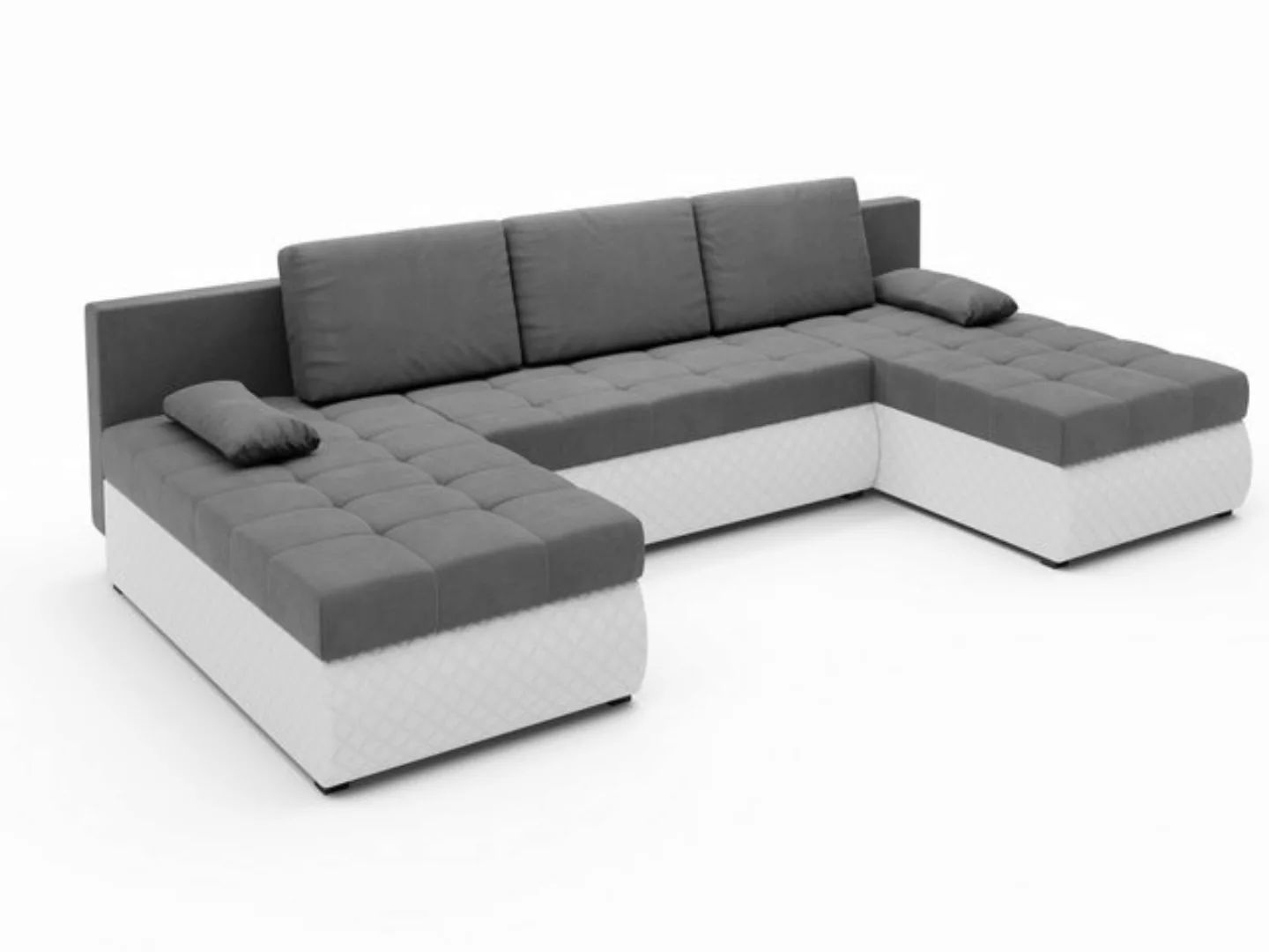 ALTDECOR Wohnlandschaft BOL-U, Couch mit Schlaffunktion, Wohnzimmer - Eckso günstig online kaufen