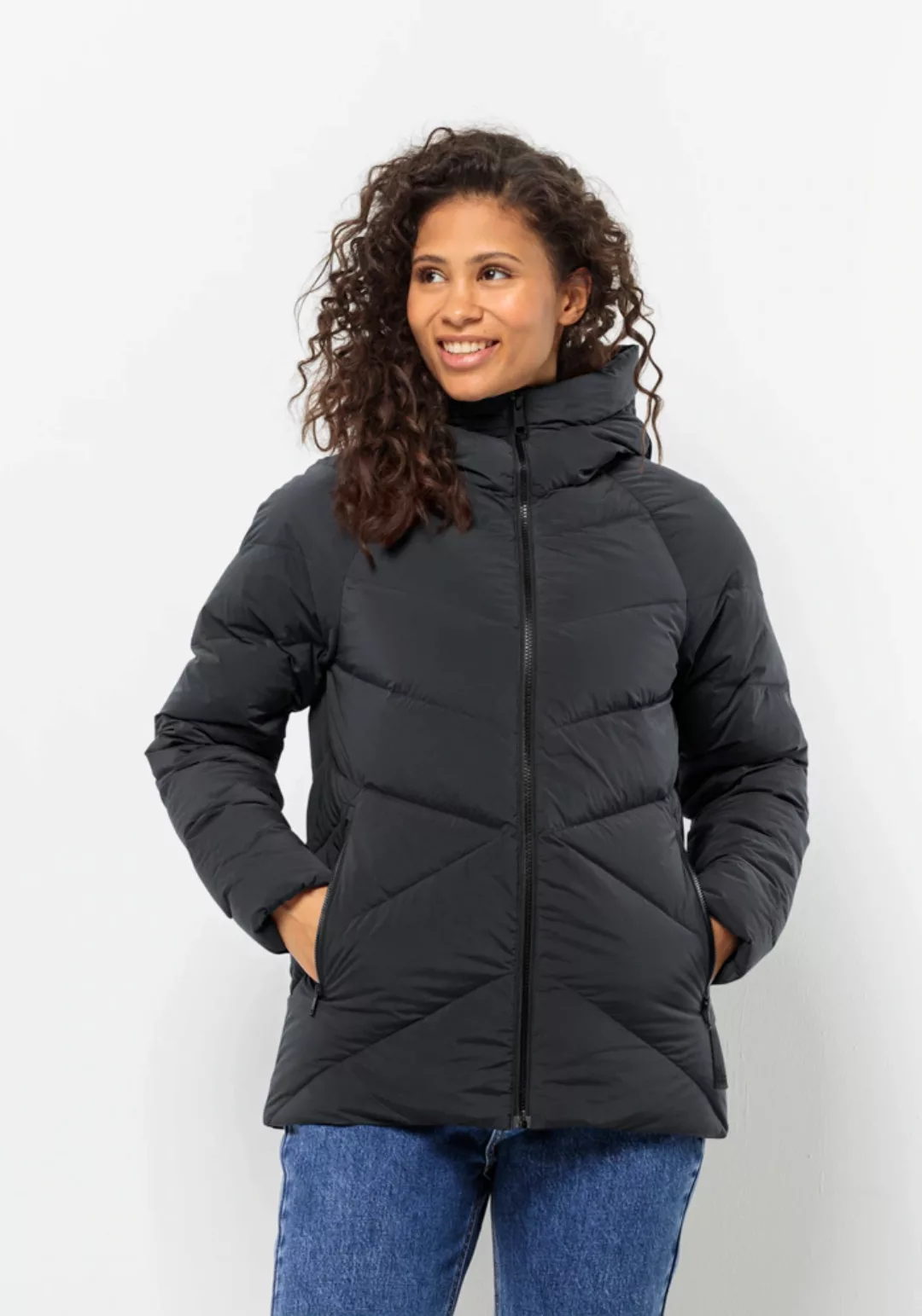 Jack Wolfskin Daunenjacke "MARIENPLATZ JKT W", mit Kapuze günstig online kaufen