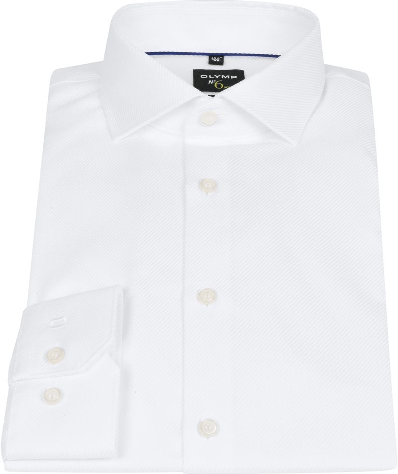 OLYMP No'6 six Hemd Skinny Fit Weiß - Größe 36 günstig online kaufen