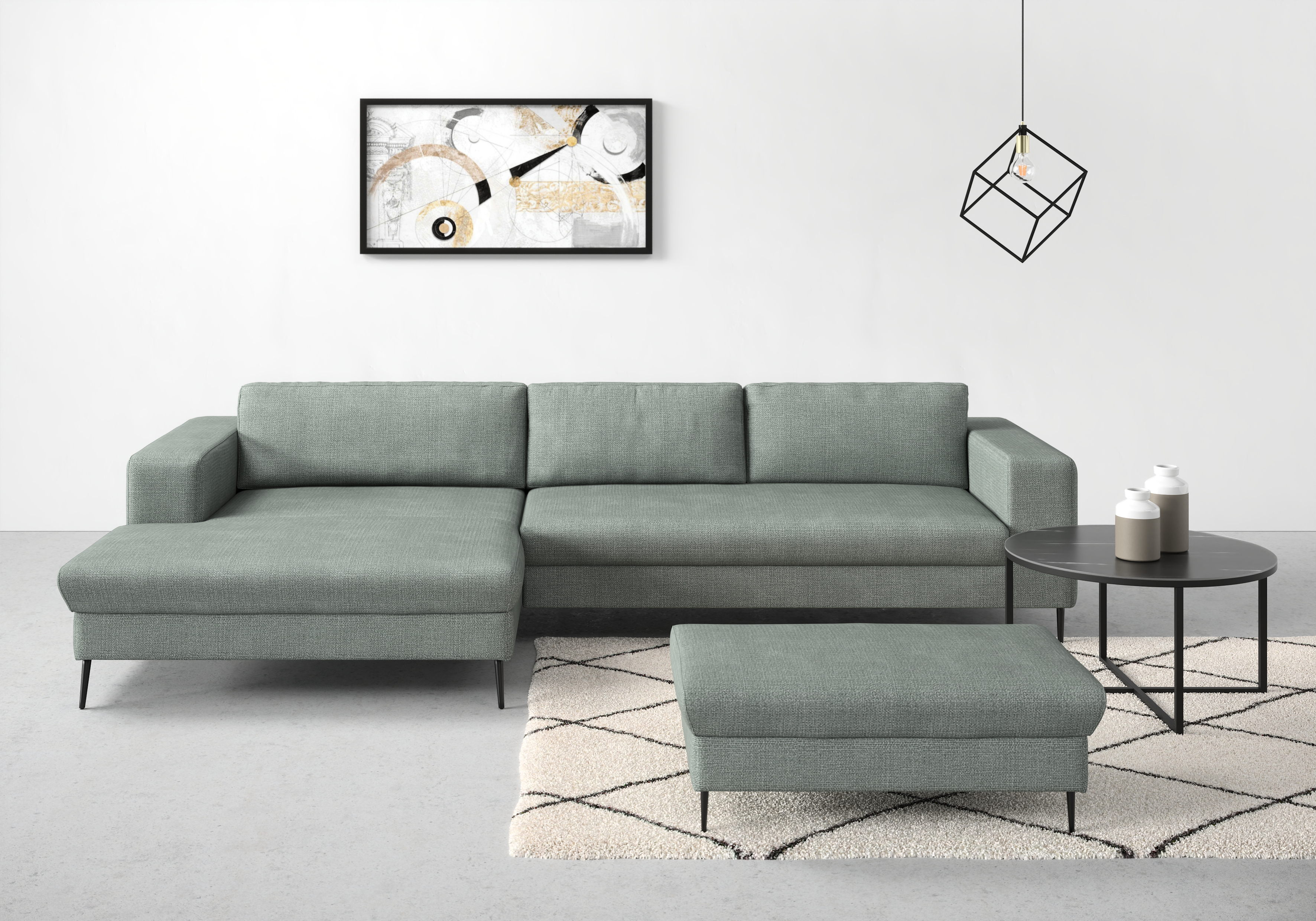 DOMO collection Ecksofa »Modica, zeitlos und elegant, L-Form«, moderne Opti günstig online kaufen