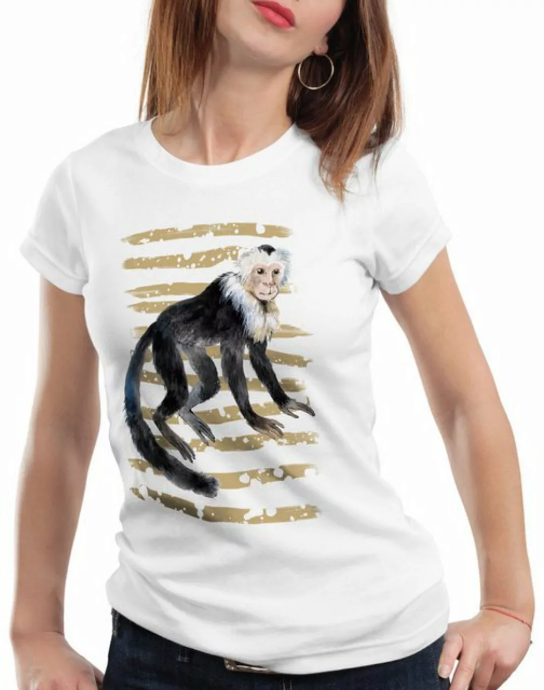 style3 T-Shirt Affe kapuziner zoo sommer äffchen zoo günstig online kaufen