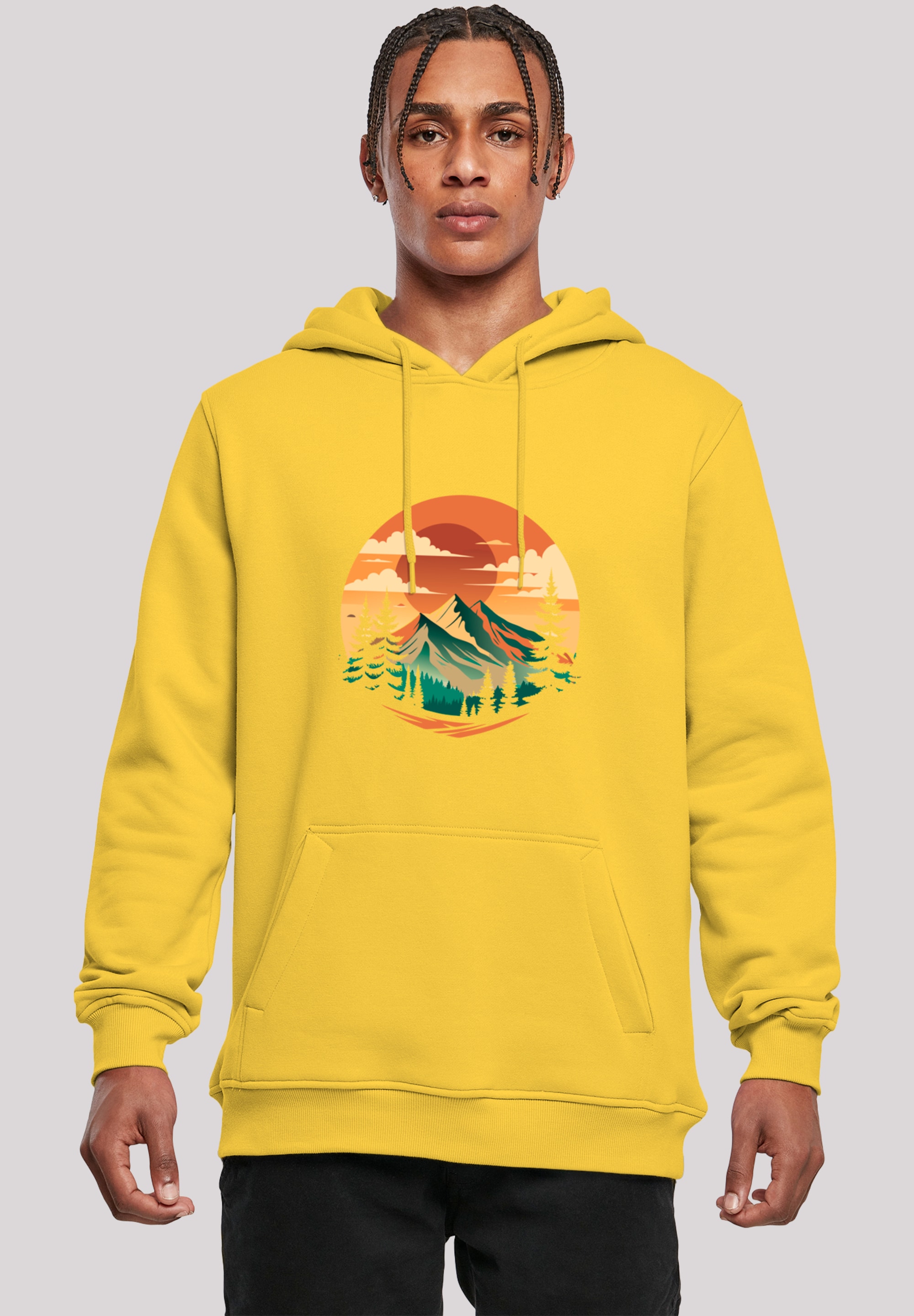 F4NT4STIC Kapuzenpullover "Sonnenuntergang Berglandschaft", Premium Qualitä günstig online kaufen