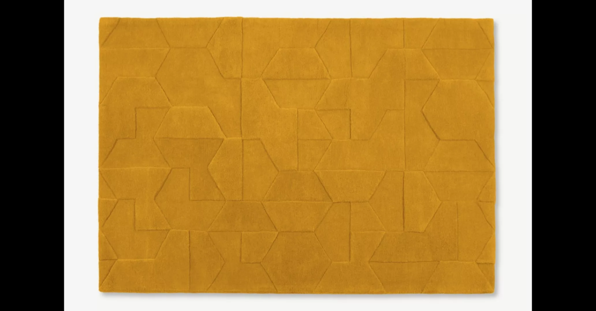 Hayden Teppich (160 x 230 cm), Senfgelb - MADE.com günstig online kaufen