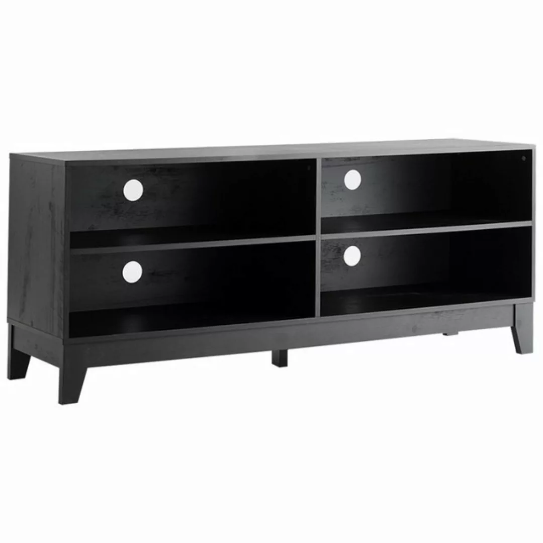 COSTWAY TV-Schrank Holz TV-Ständer mit Regale,147x40x61cm günstig online kaufen