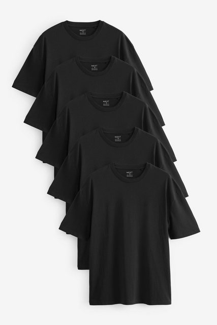 Next T-Shirt Relaxed Fit T-Shirts im 5er-Pack (5-tlg) günstig online kaufen