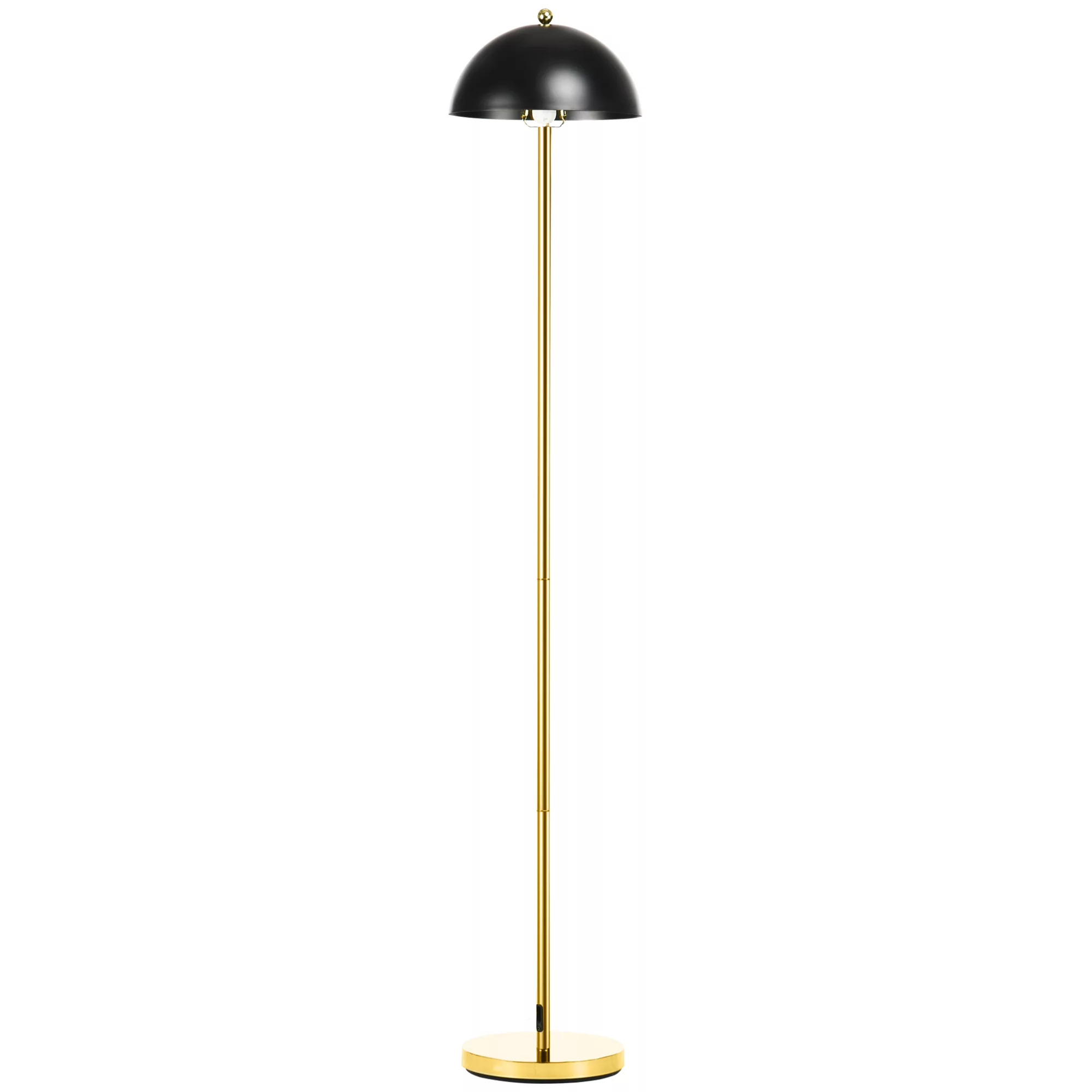 HOMCOM Stehlampe 160CM 40W Retro Standlampe mit E27 Fassung und Glühbirne, günstig online kaufen