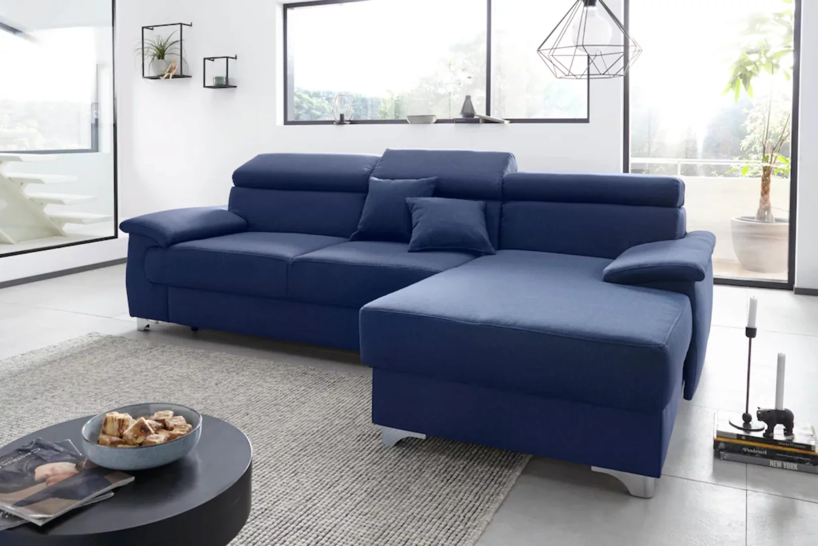 DOMO collection Ecksofa "Mira L-Form", wahlweise mit Bettfunktion und Bettk günstig online kaufen