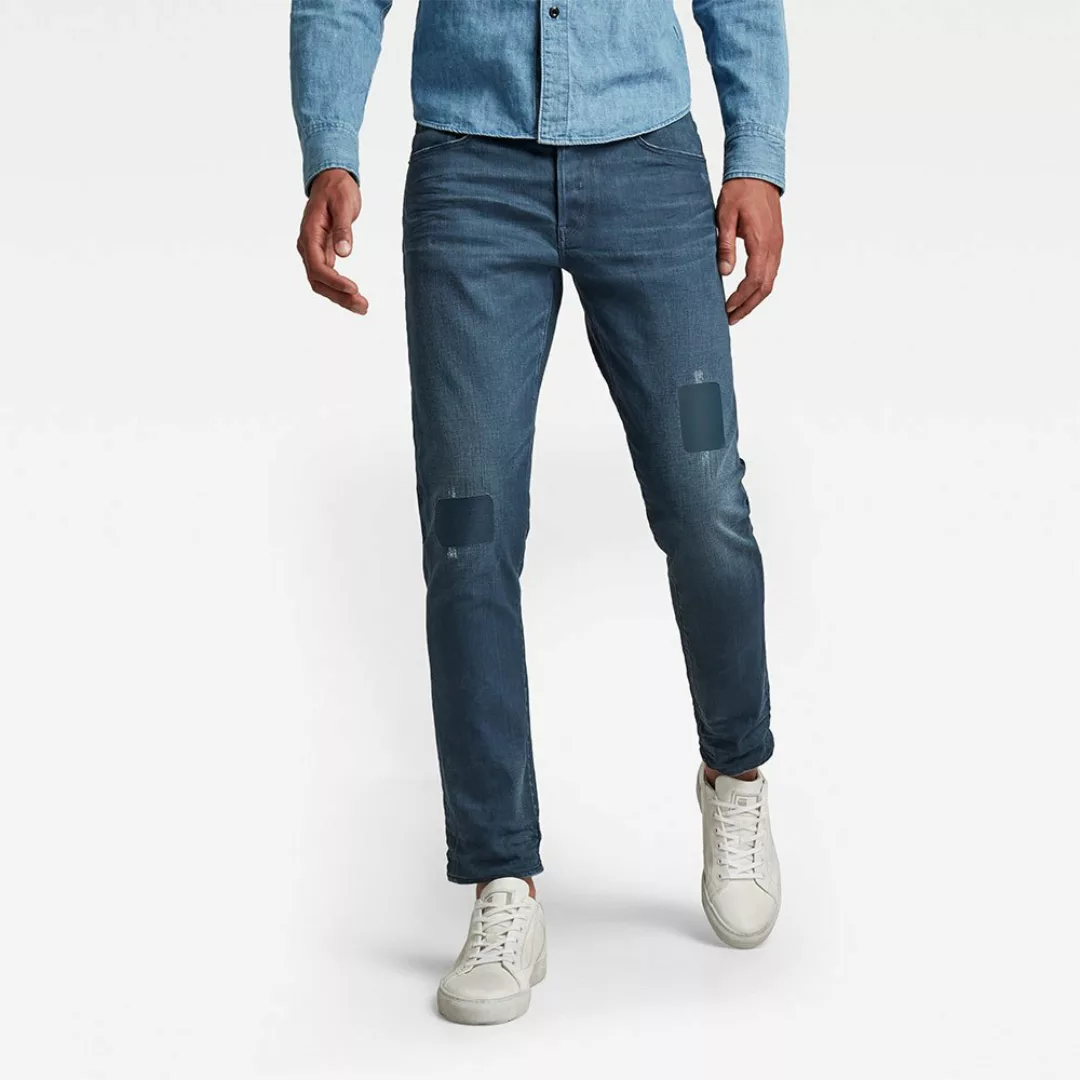 G-star 3301 Slim Jeans 27 Worn In Rivulet Patch Restored günstig online kaufen
