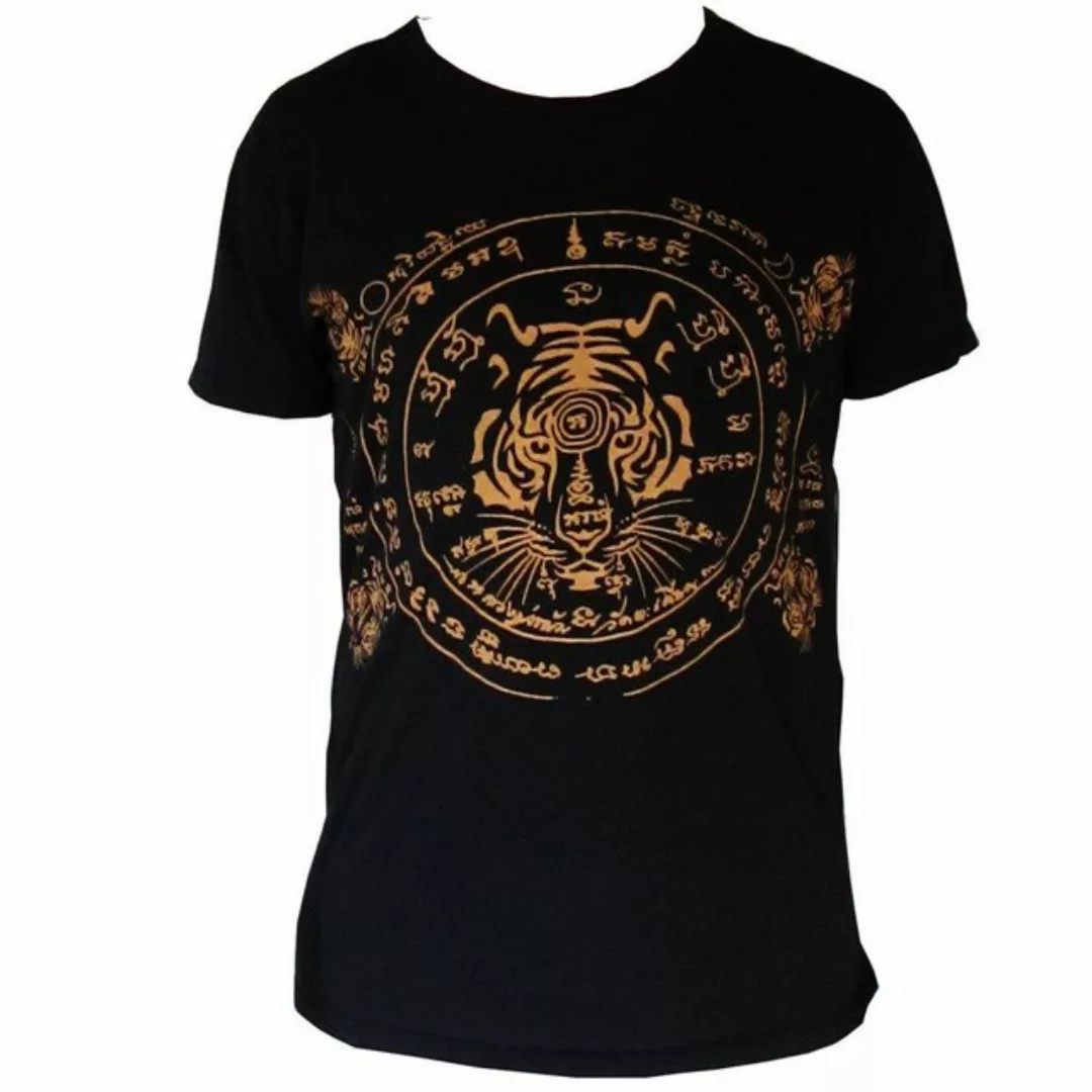 PANASIAM T-Shirt T-shirt Tiger Yantra, Khmer Tattoo Kunst günstig online kaufen