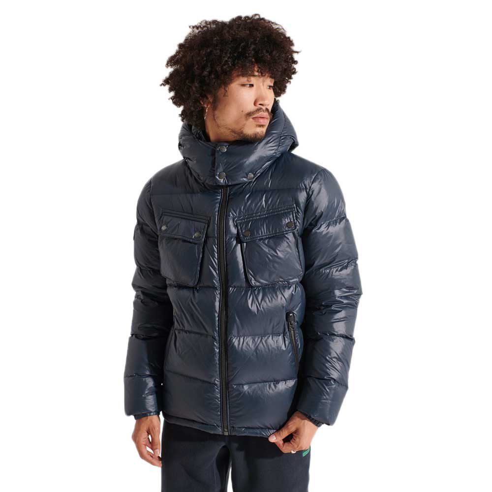 Superdry Mountain Hooded Down Jacke 2XL Eclipse Navy günstig online kaufen