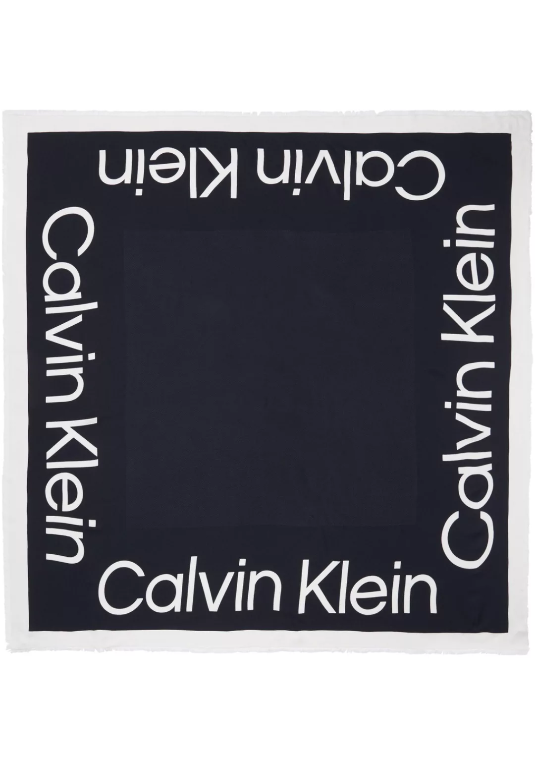 Calvin Klein Modetuch "CONTRAST LOGO JACQUARD SCARF", mit Logoschriftzug günstig online kaufen