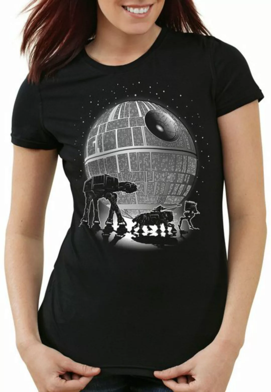 style3 T-Shirt Vollmond Walker AT-AT star krieg wars imperium der sterne va günstig online kaufen